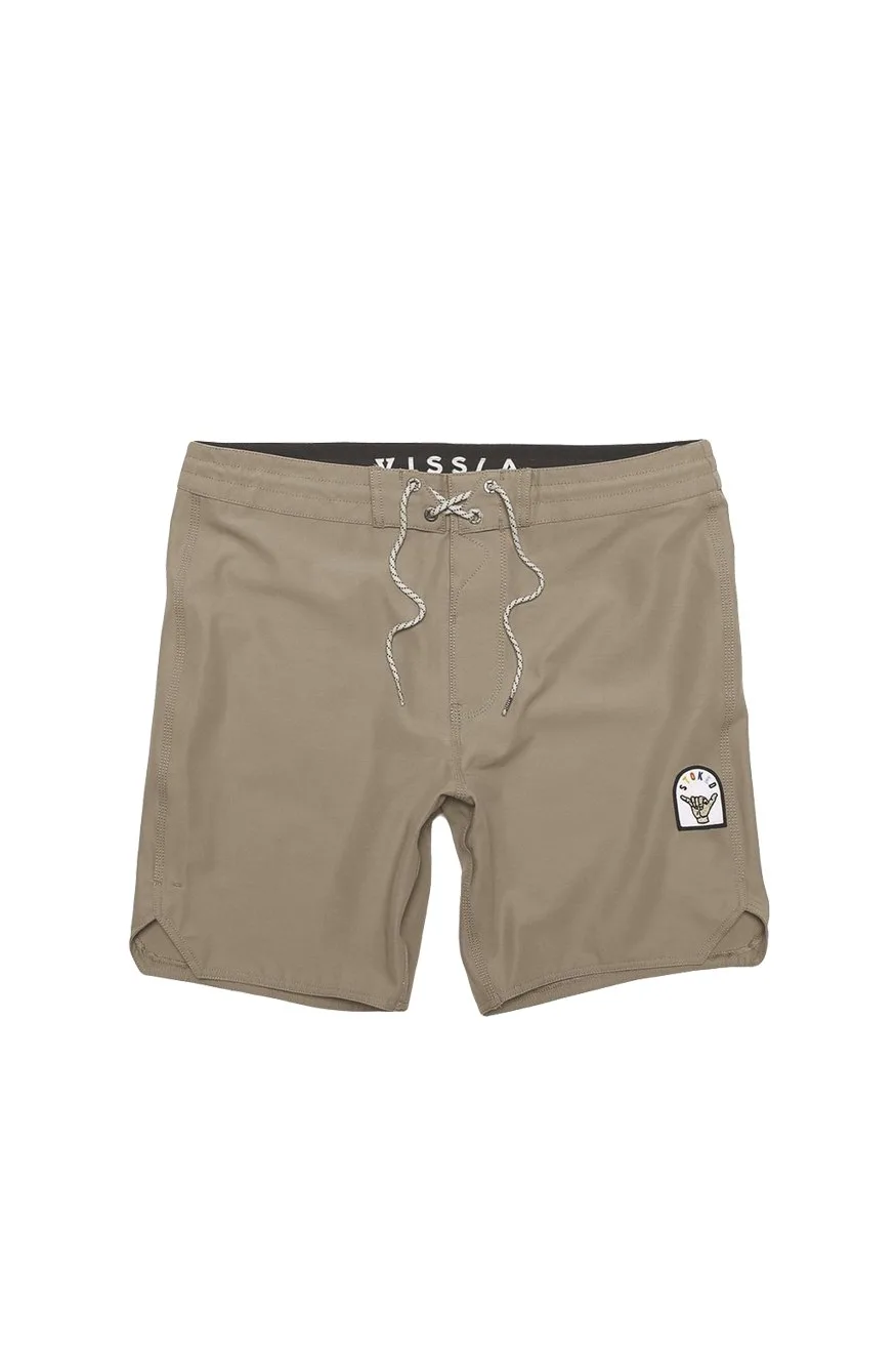 Vissla Solid Sets 18.5″ Boardshort, Khaki