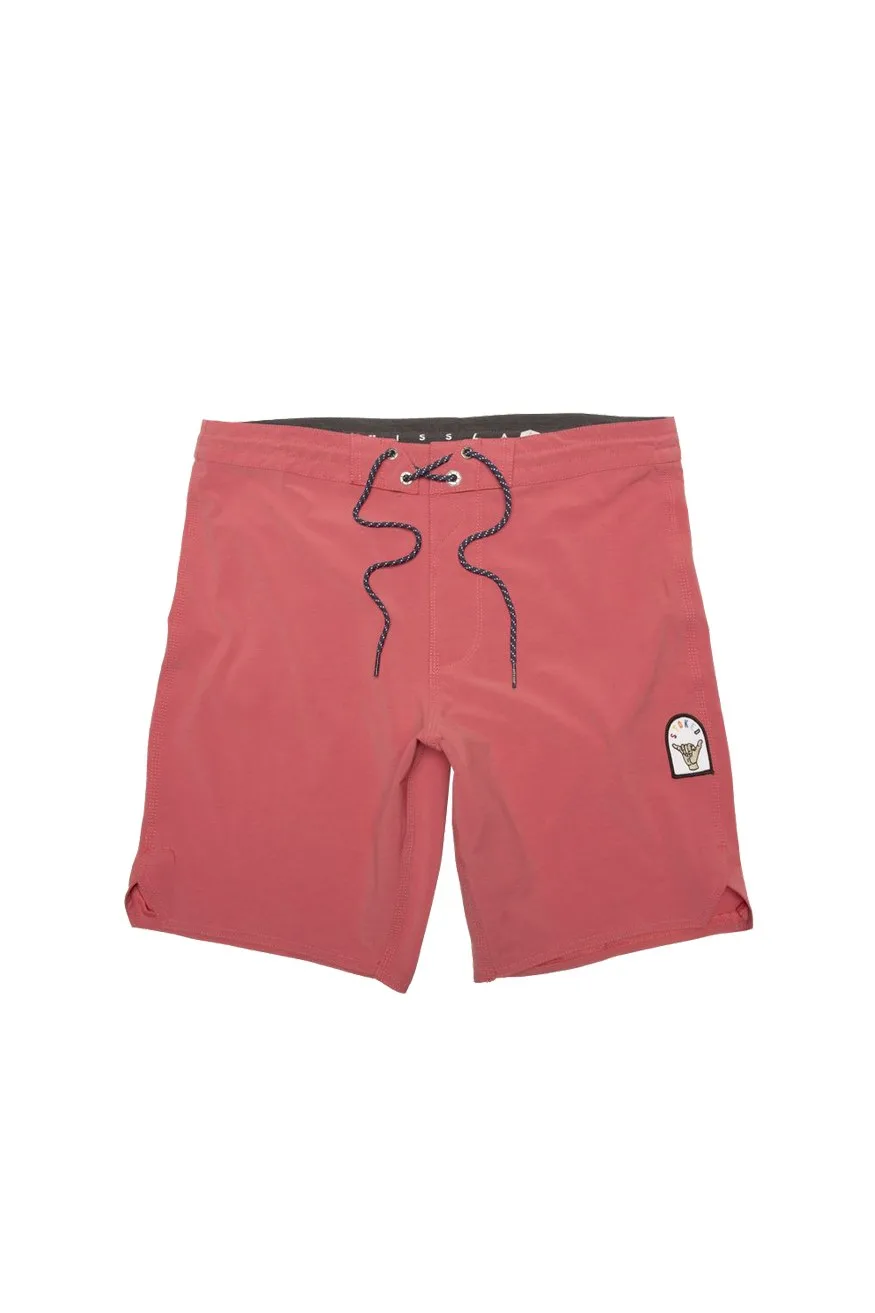 Vissla Solid Sets 18.5″ Boardshort, Plumeria