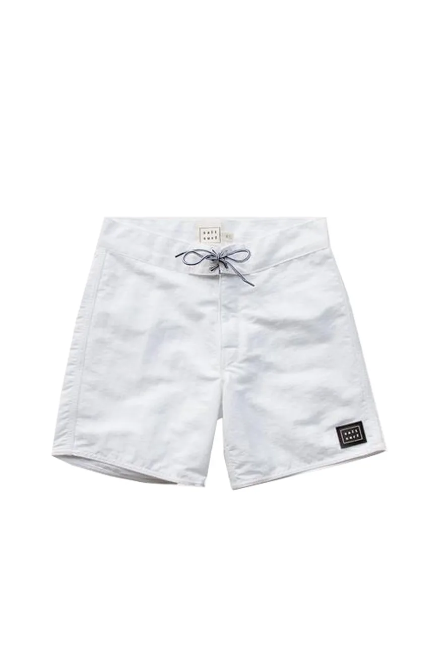 Salt Surf 50’s Surf Trunk, White