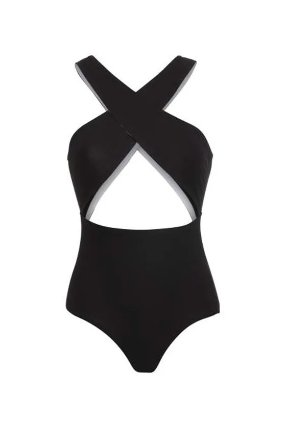 LUZ Collections Organic Chloe Swimsuit, Black