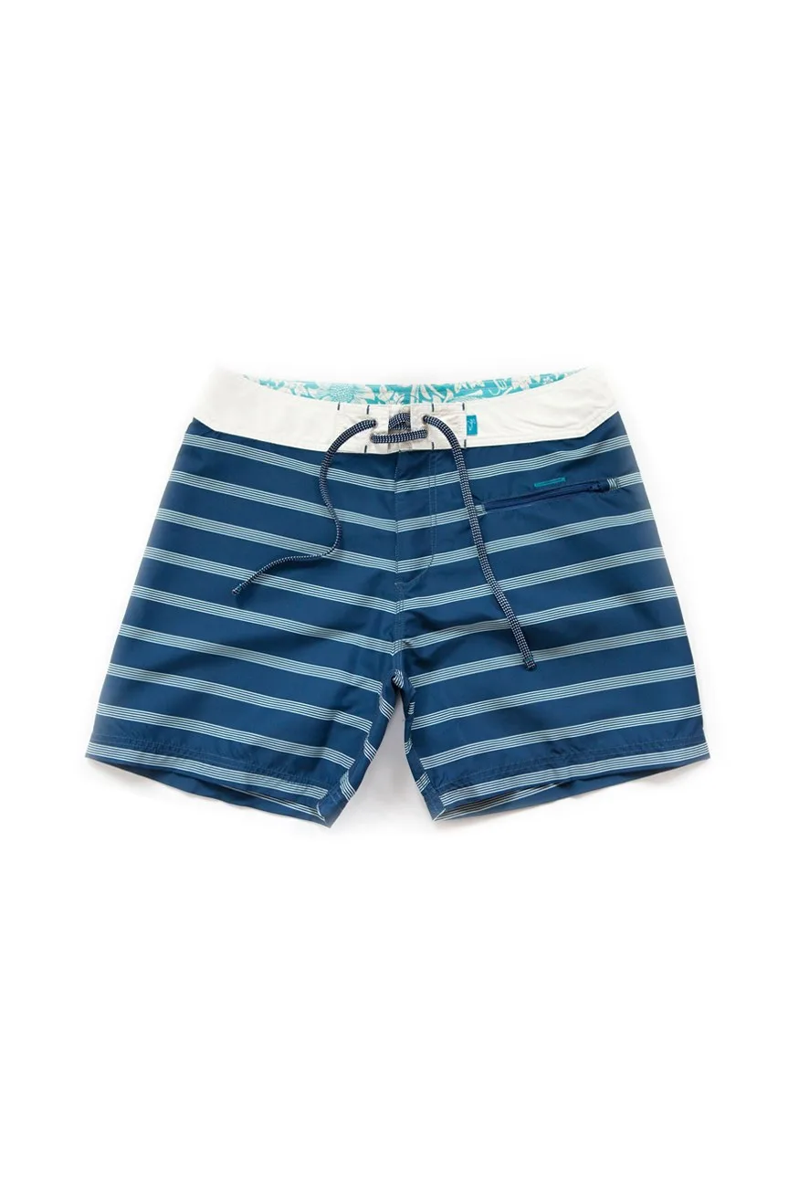 RIZ Boardshorts Burgh Boardshort, Multi Breton Navy