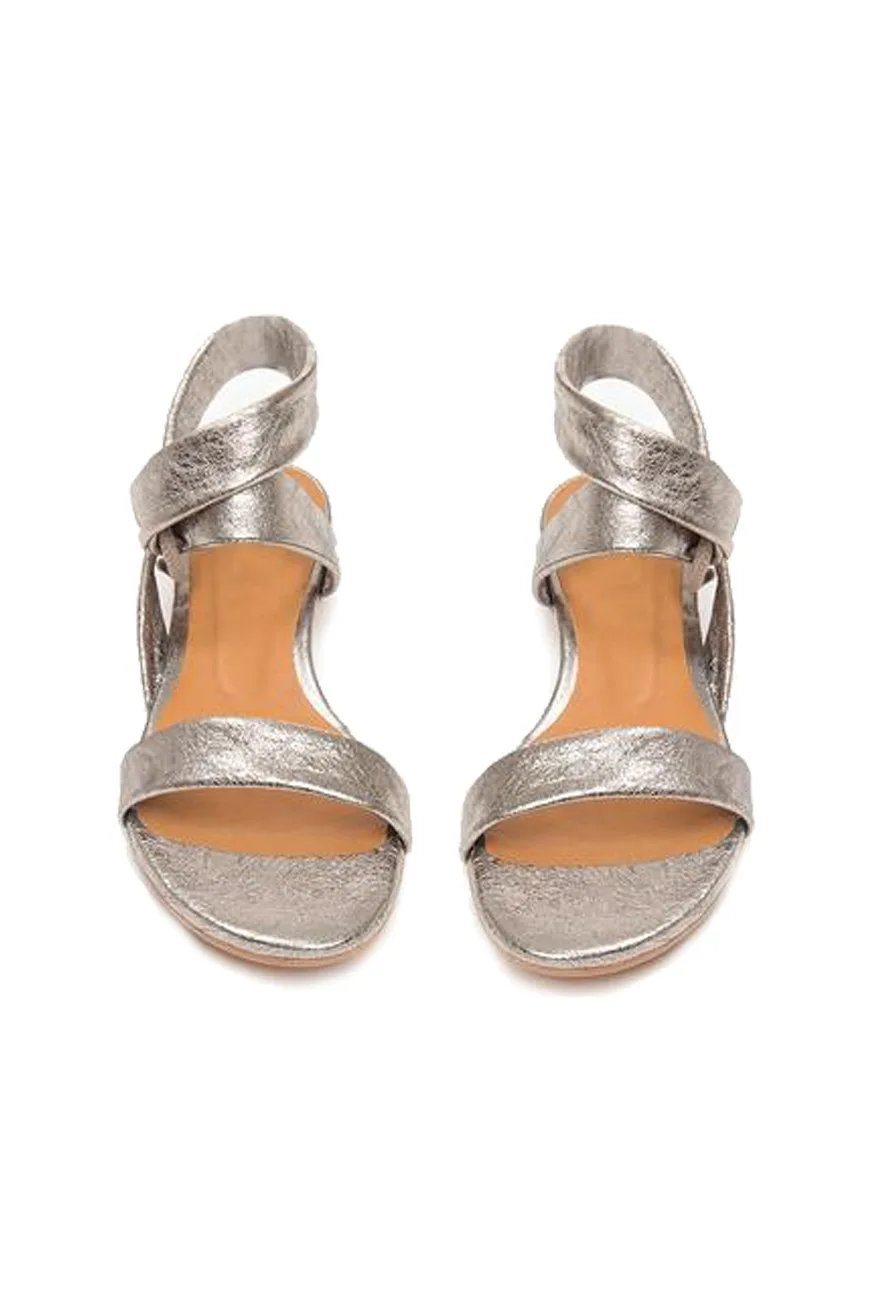 Coclico Float Sandal, Nickel Metallic
