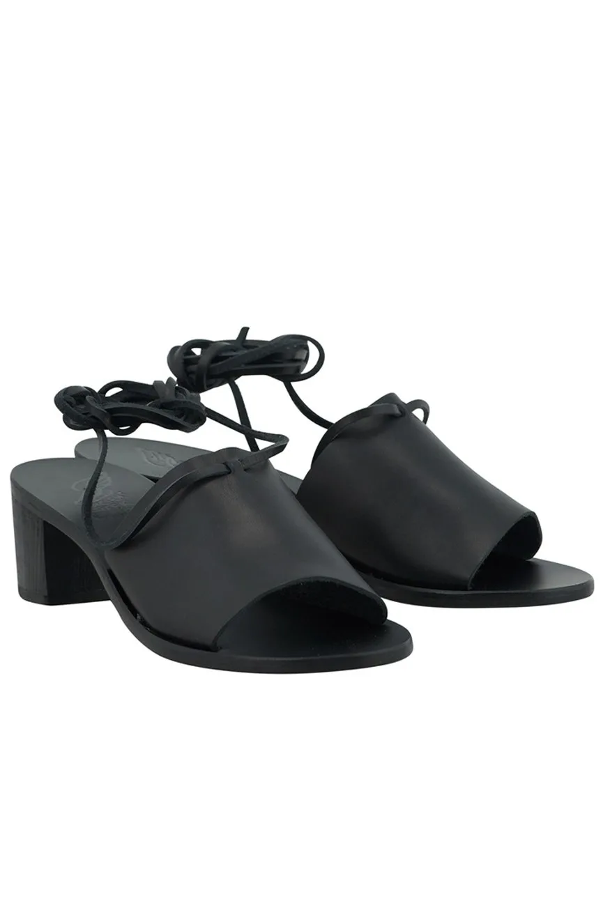 Ancient Greek Sandals Christina Block, Black
