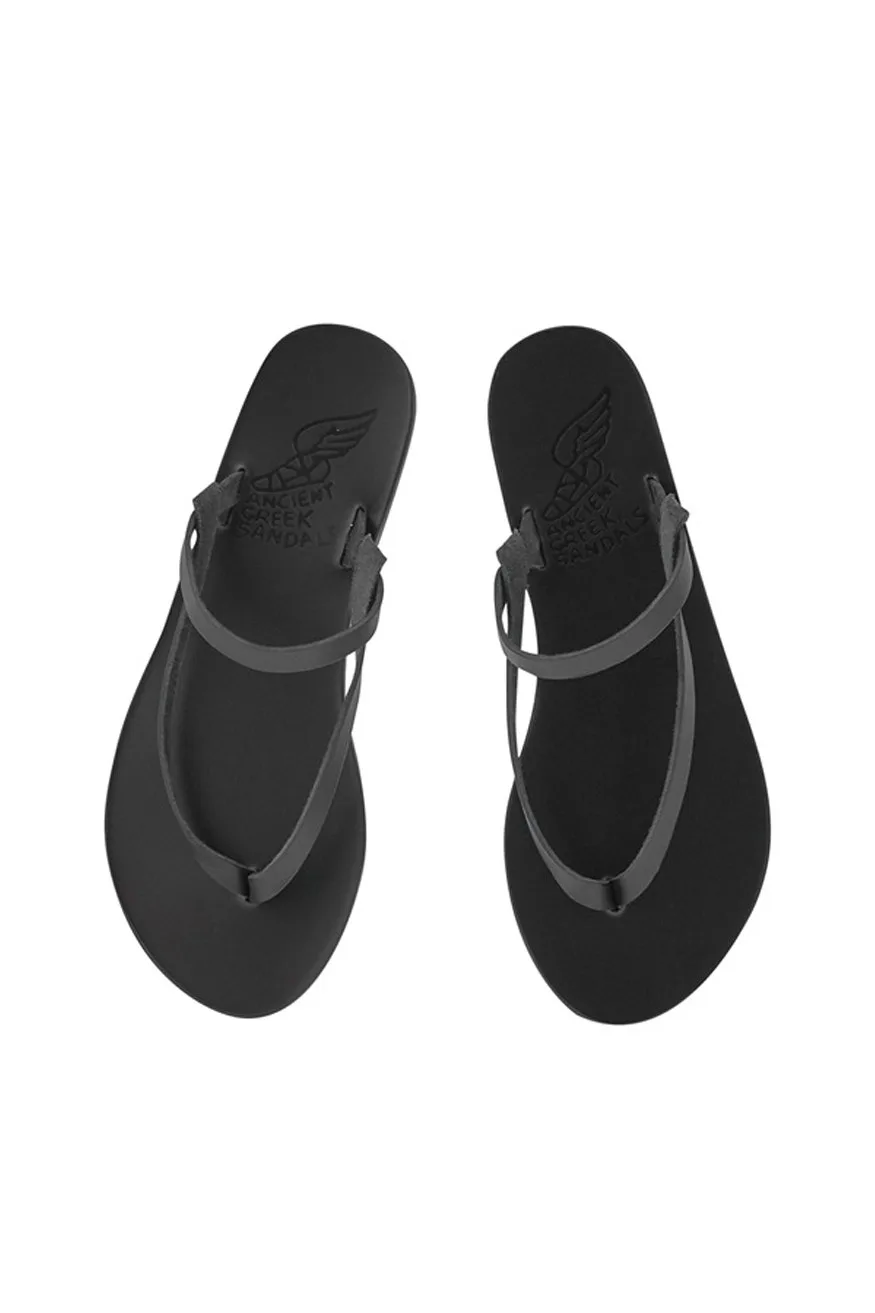 Ancient Greek Sandals Mirsini, Black