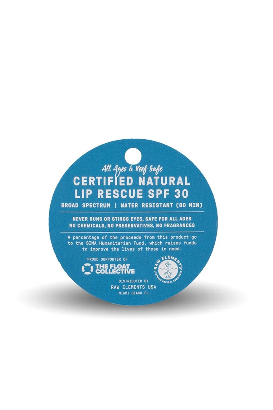 Raw Elements Float Collective Lip Rescue SPF 30+