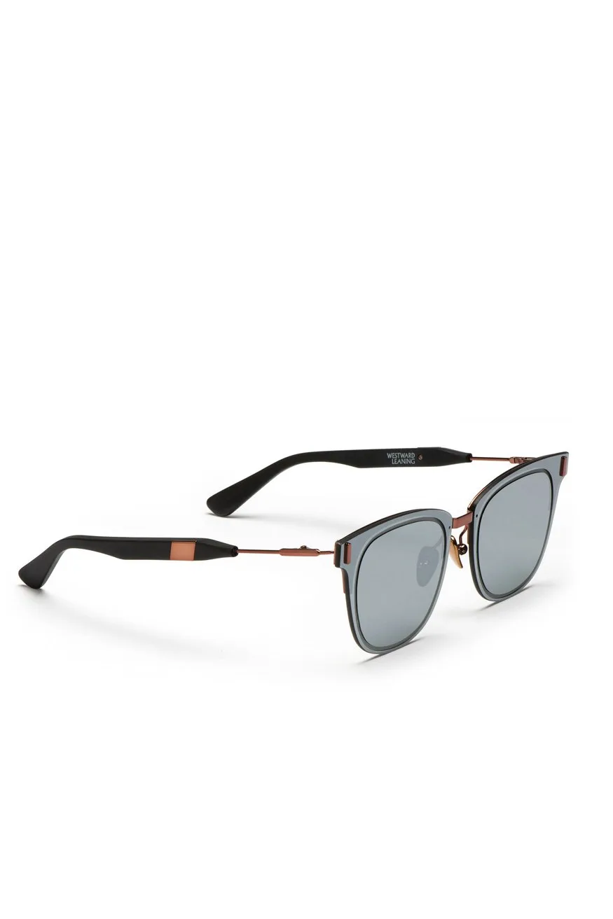 Westward Leaning Mirrorcake, 03 Polished Rose Gold Metal