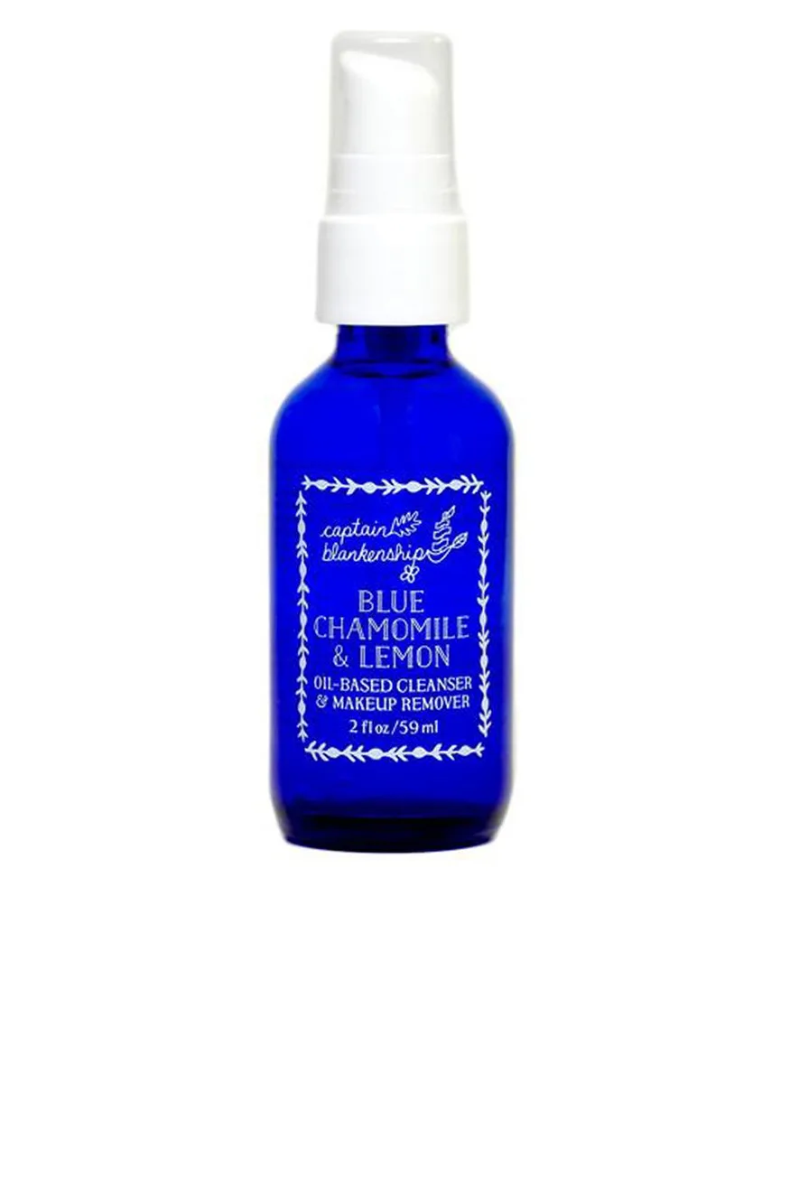 Captain Blankenship Blue Chamomile & Lemon Oil Cleanser and Makeup Remover, 2oz