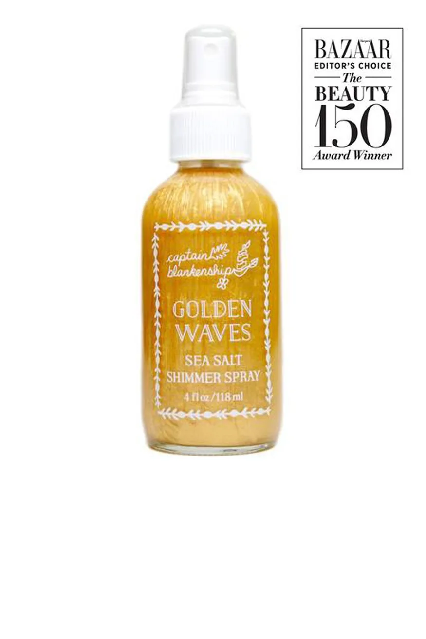 Captain Blankenship Golden Waved Sea Salt Shimmer Spray, 2oz