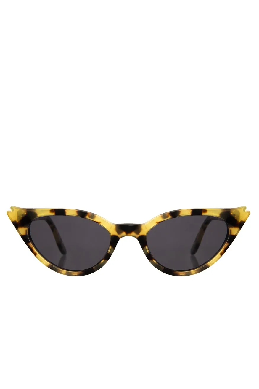 Illesteva Isabella Sunglasses, Tortoise With Grey Lenses