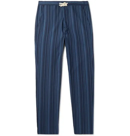 Oliver Spencer Farrow Striped Organic Cotton Pyjama Trousers