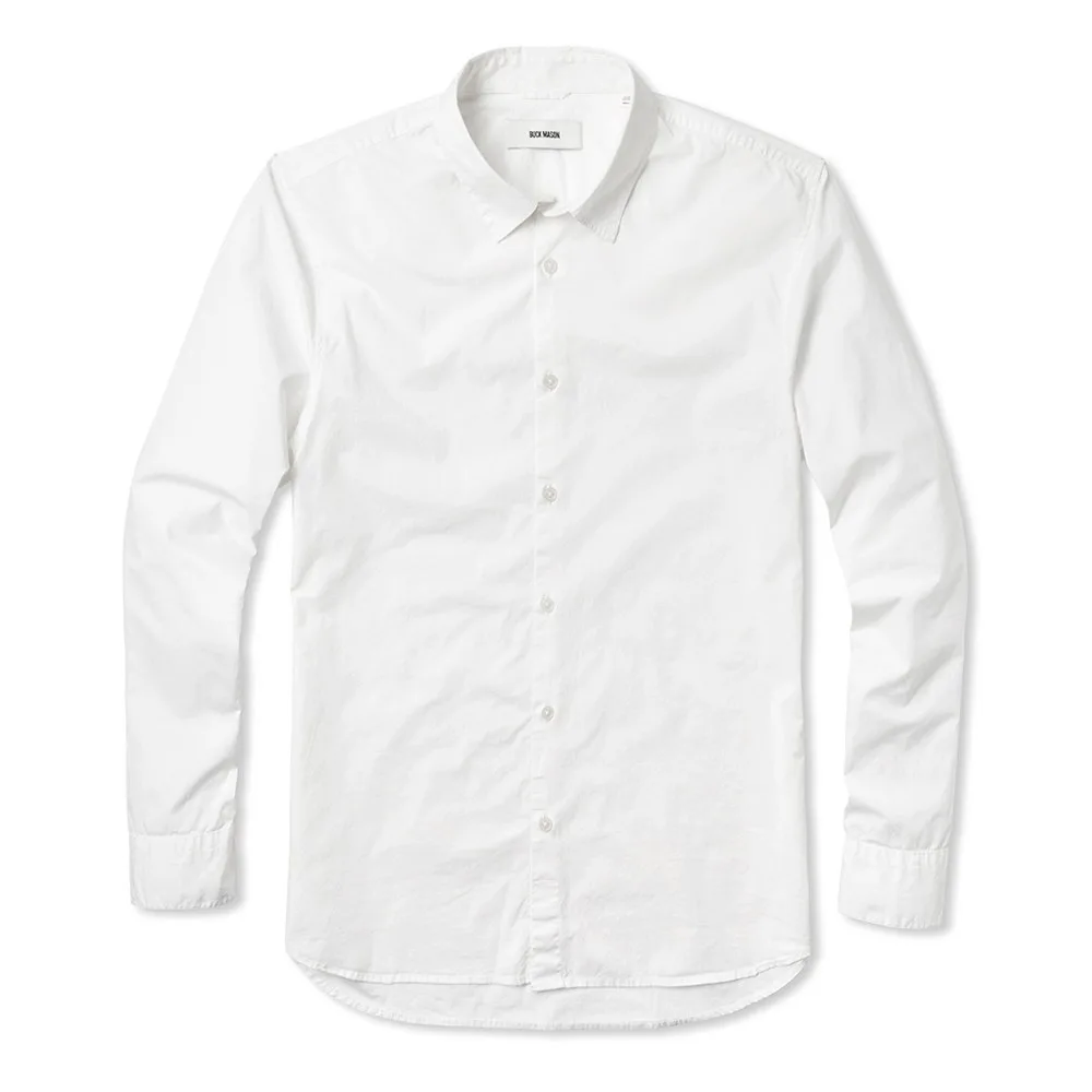 Buck Mason Cool Cotton Shirt | White